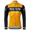 Retro Team Cycling Jersey Men Long Sleeve Winter Fleece & Thin Racing Classic Molteni Bicycle Clother Pdm Bike Clothing 5