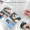 10 Sheets 9/26 Holes B5 Clear Single Photo Album PP Inner Page Photocard Binder Refill Scrapbook Photo Card Coin Storage Book 2