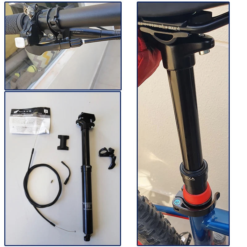 Reggisella Bici Reggisella Per MTB Idraulico, Regolabile In