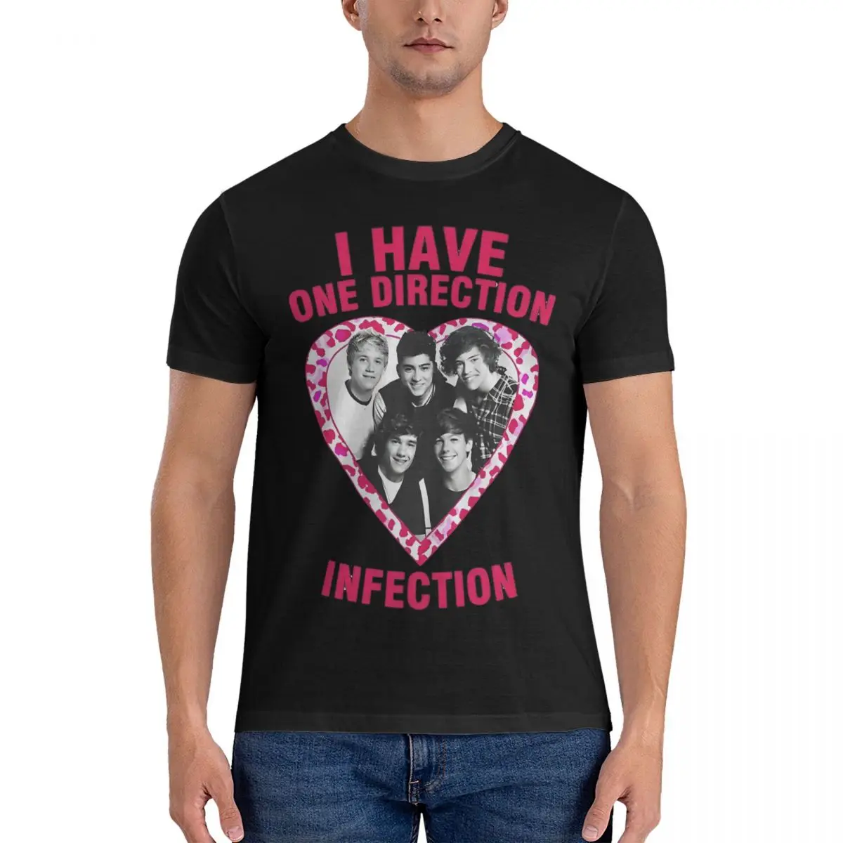 

Men's I Have One T Shirts O-One Direction Cotton Clothes Vintage Short Sleeve Crew Neck Tees Summer T-Shirt