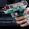 Mini Gx4 Pocket Toy Gun Continuous Shell Throwing Macara Education Gun Model Soft Bullet Launcher BlowBack Airsoft Small Pistol 3