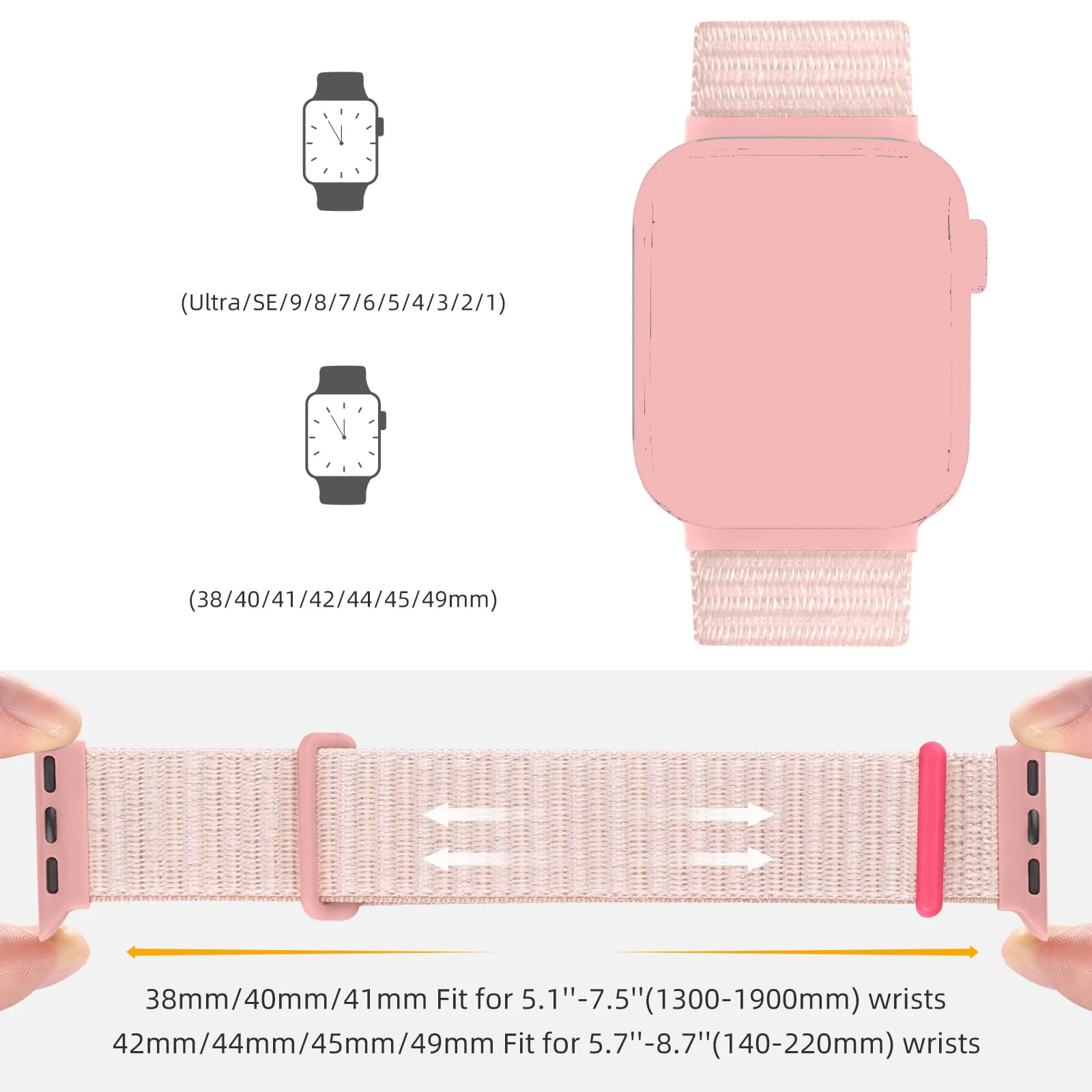 Nylon Loop Strap Bracelet