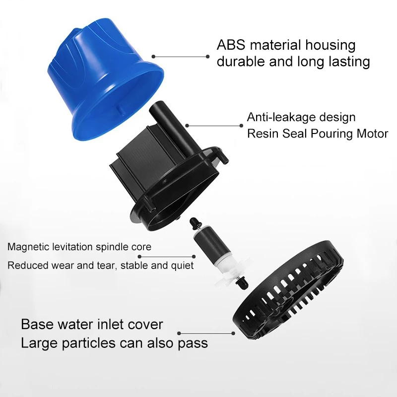 Aquarium Water Pump Submersible Filter Water Pump 220-240V 5/7/15/20/35/45/65W