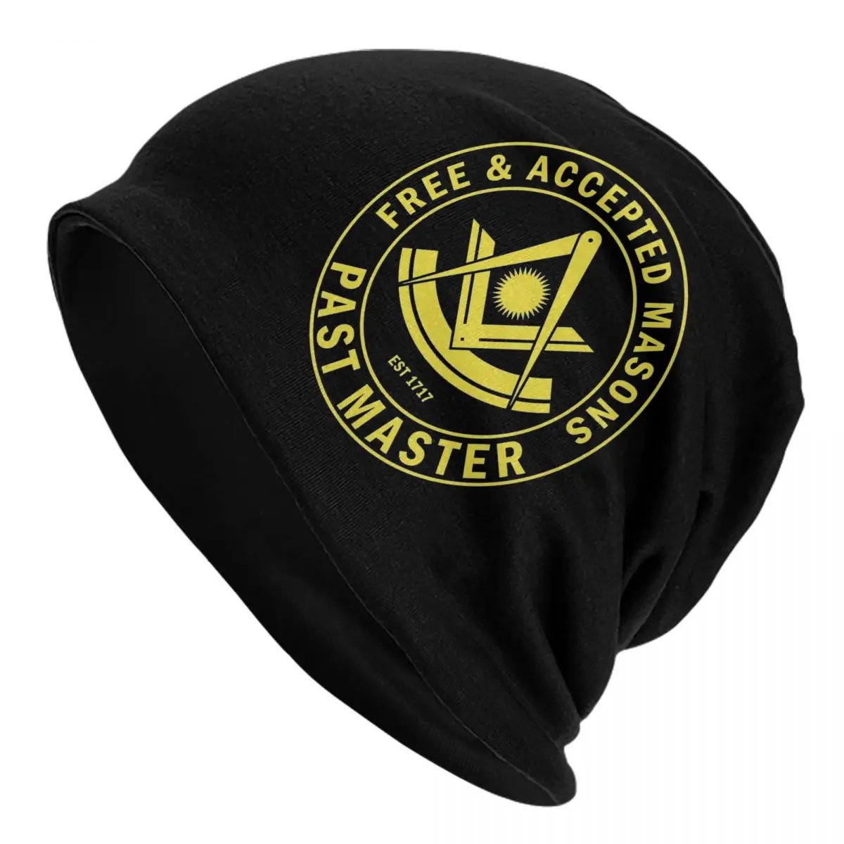 

Freemason Past Master Caps Masonic Goth Men Women Outdoor Skullies Beanies Hat Summer Warm Dual-use Bonnet Knitted Hat