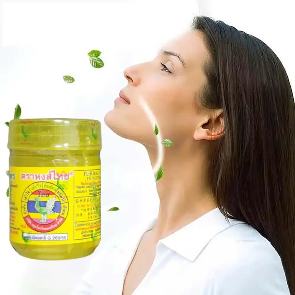 Thai Herbal Inhalant Inhaler Thai Traditional Nose flow carsick refreshing Refreshing Essences Oral And Nasopharyngeal Care