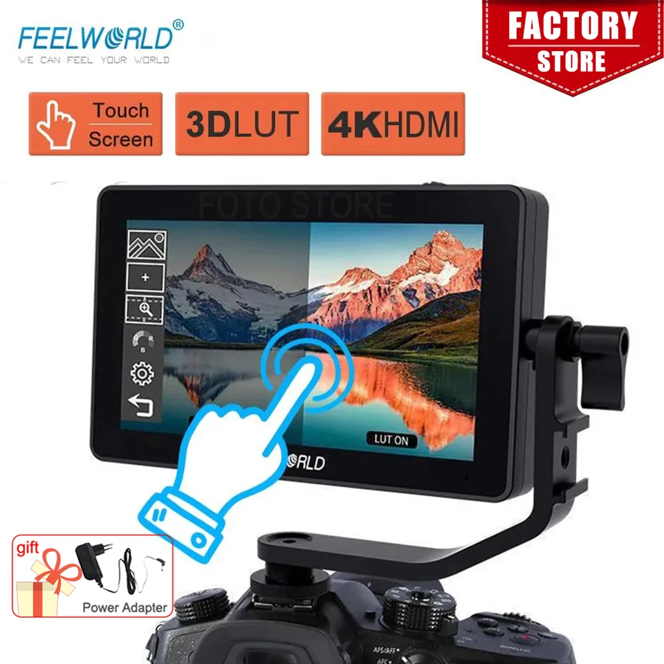 その他 FEELWORLD F6 PLUS Amazon | FEELWORLD F6 Plus V2 6インチ4Kカメラビデオ モニター
