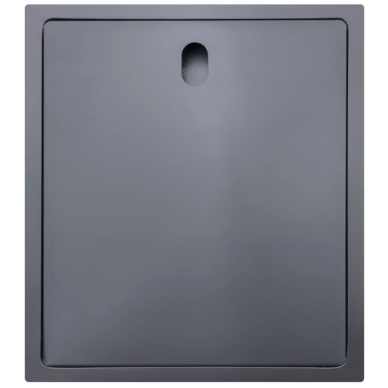 black Kitchen sink small Single bowl Bar sink Size 304 Stainless Steel Balcony Hidden Concealed black open kitchen