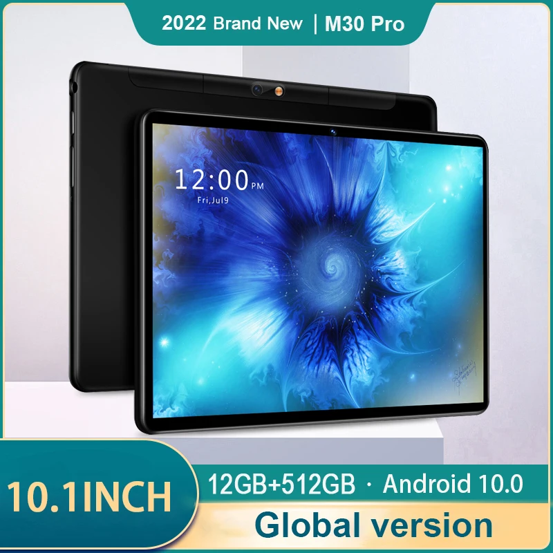 Планшет M30 Pro на Android 10 экран 2022 дюйма 12 Гб + 1 ГБ |