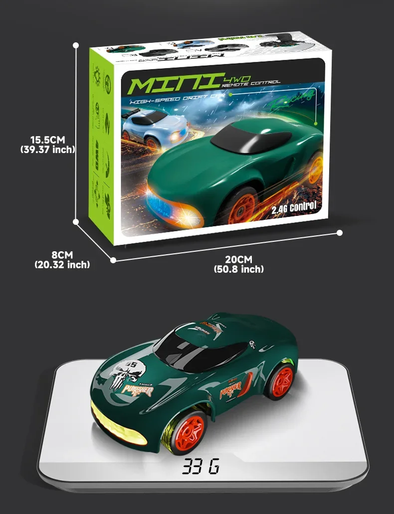 JHD 2025New Car JJRC Q197 1: 64 2.4G 4WD RC Racing Car Full Proportion Desktop Competition Electronic Positioning Drift Q197 Car 