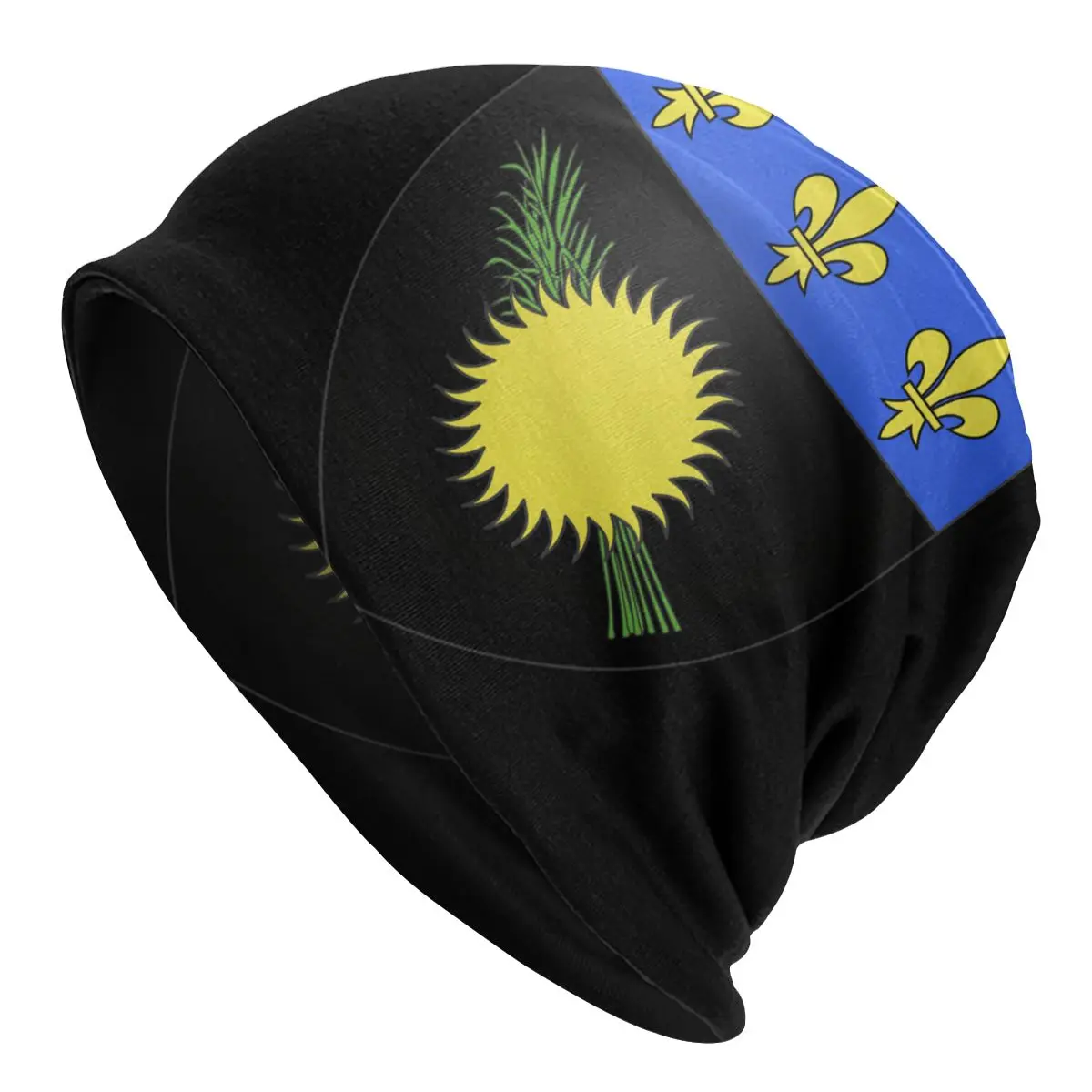 

Coat Of Arms Of Guadeloupe Bonnet Femme Street Knitted Hat For Women Men Warm Winter Beanies Caps