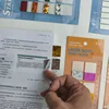 120/200 Sheet Stickers 8/10 Color Clear Transparent Laser Index Tabs Flags Sticky Note Stationery School Office Supplies 6