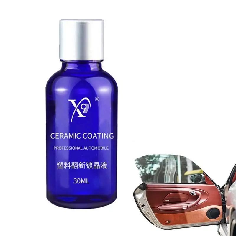 

30ml Plastics Plating Refurbishing Agent Car Refurbishment Cleaning Agent Interior Exterior Clean Polishing Agent Dashboard