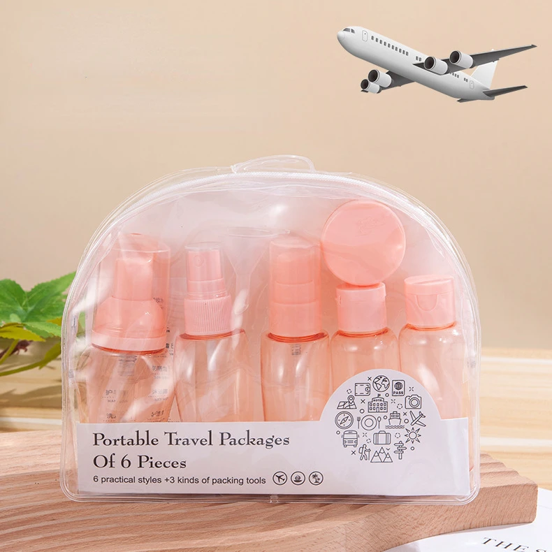 BOTTIGLIE DA VIAGGIO in Silicone, 4 Pezzi Contenitore Cosmetico 20Ml Vaso Crema EUR 22,90 - IT