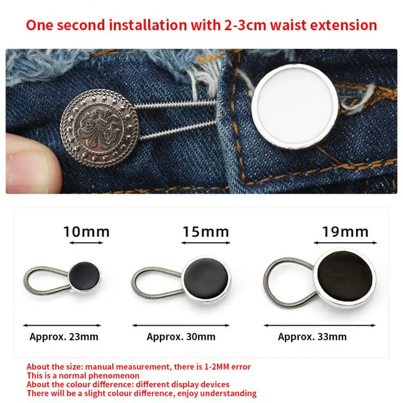 Collar Button Extender Near  Button Extenders Dress Shirts - 6 Metal  Buttons Shirt - Aliexpress