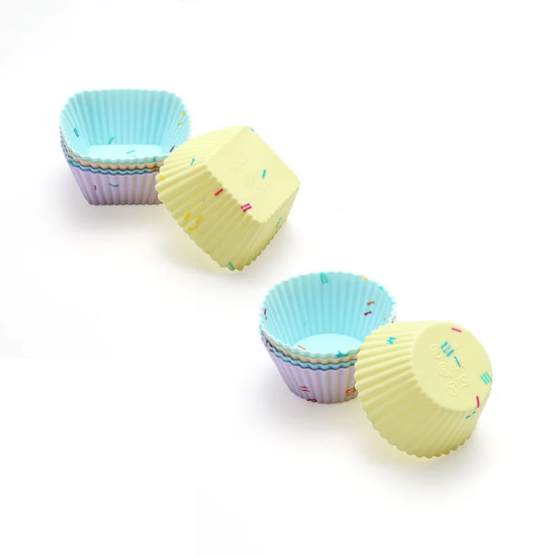 20 Pack Silicone Baking Mold White Jelly Pudding Mafen Cup Small Cake Cup Mold
