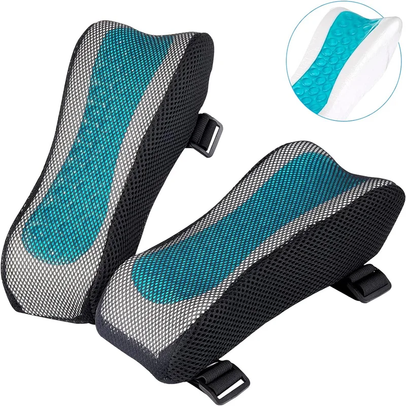 Office Game Chair Armrest Pad Elbow Pillow Comfortable Support Cushion Memory Foam Inner Core Sofa Cushion Home Armrest Mat