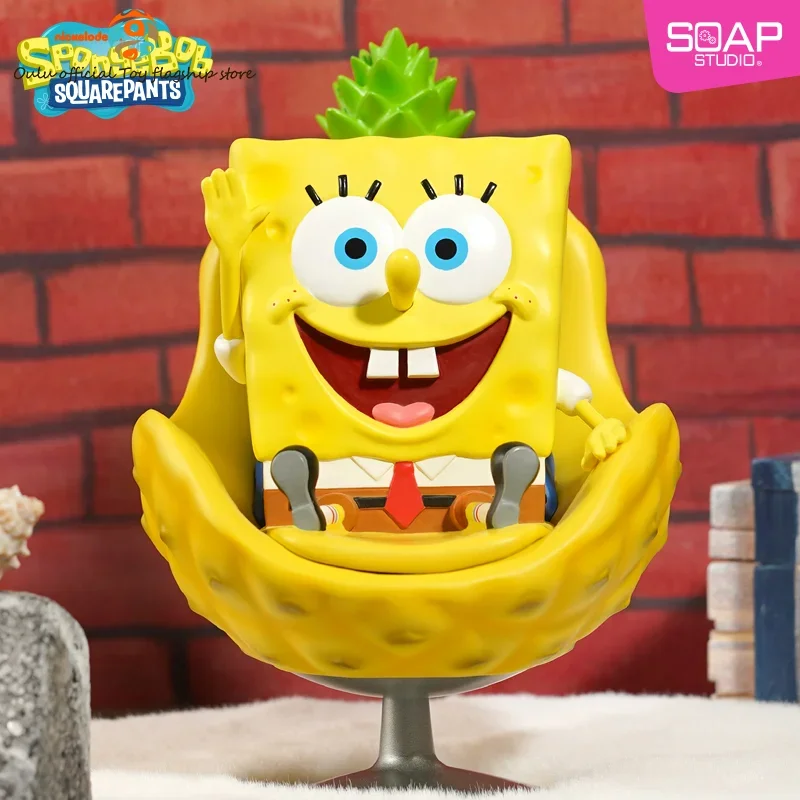 

Soap Studio Spongebob Squarepants Anime Figurine Spongebob Patrick Star Squidward Action Figure Cute Pendant Christmas Gift