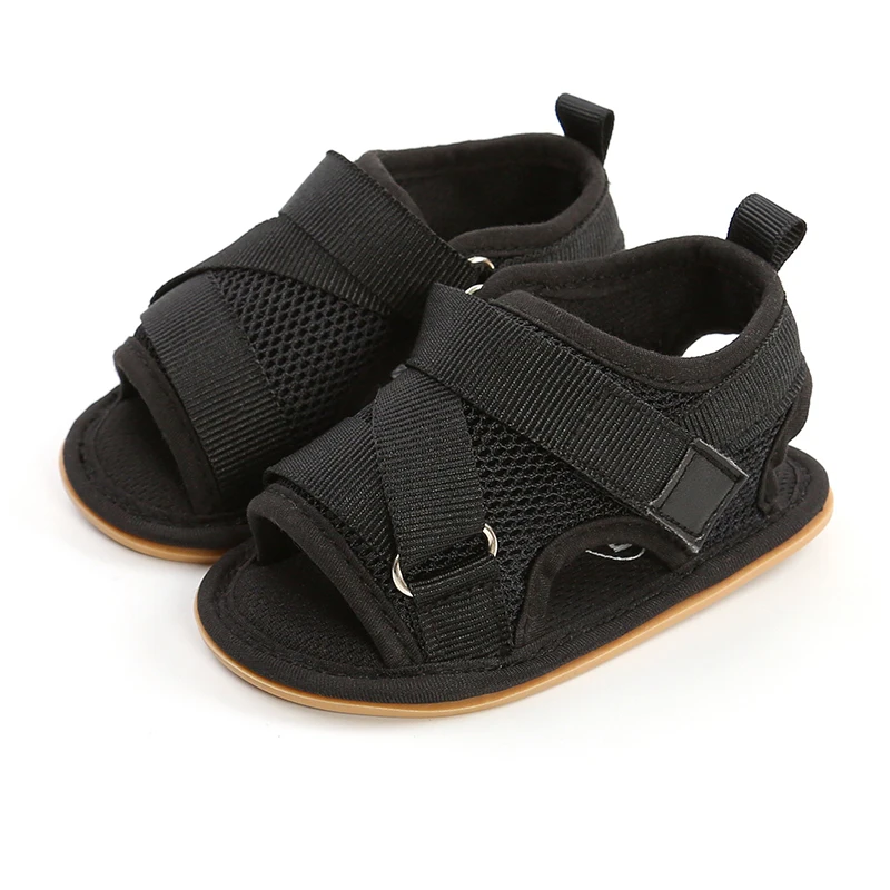 Summer Infant and Toddler Breathable Open Toe Sandals Soft Sole Anti Slip Rubber Fashion Casual Children's Walking Shoes
