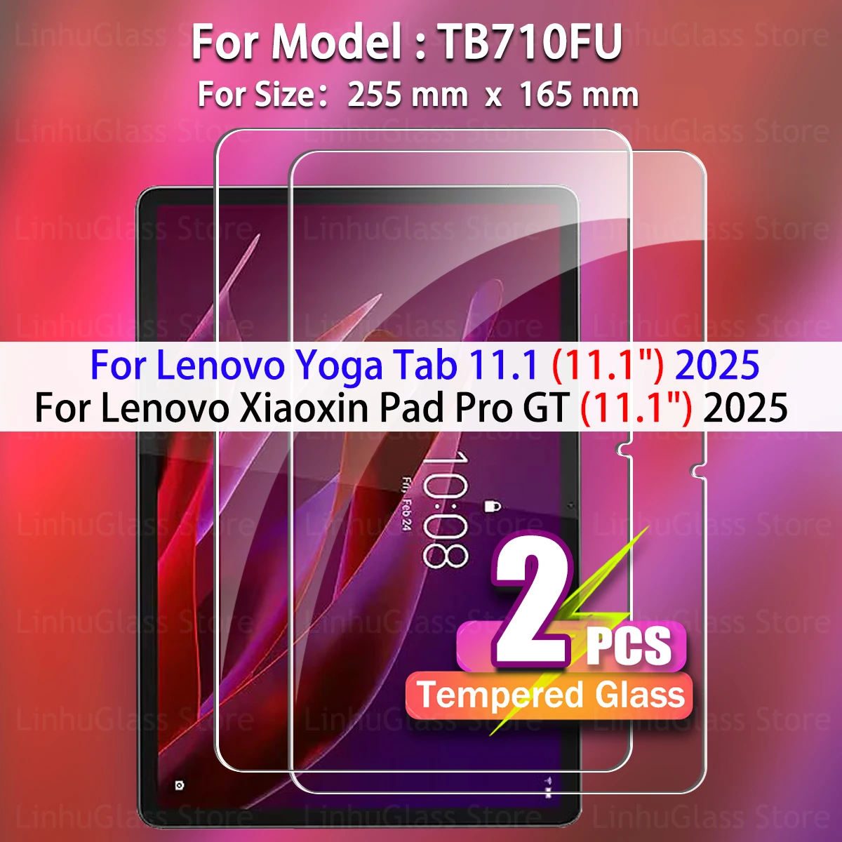 Premium 2-Pack Tempered Glass Screen Protector