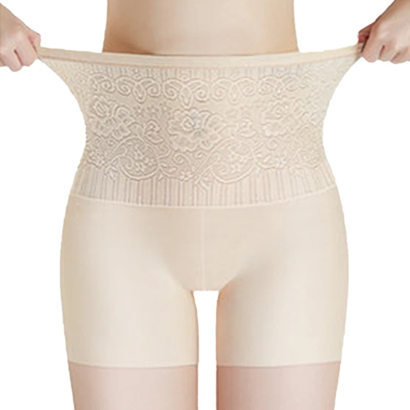 

Boyshorts Skirt Shorts Women Safety Short Pants Under The Skirt High Waist Panties Briefs Summer Ice Silk Anti Emptied