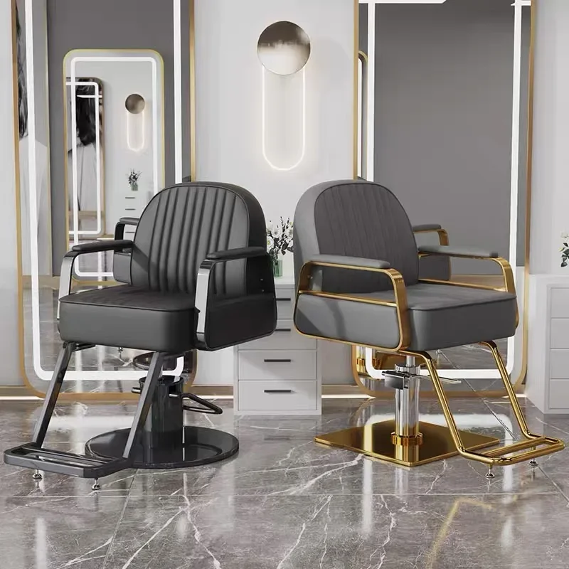 Reception Professional Barber Chairs Manicure Hairdressing Barber Chairs Barbershop Cosmetic Sedia Girevole Furniture HY professional barber chairs barbershop beauty stylist reception barber chair makeup manicure gamer sedia girevole furniture hy