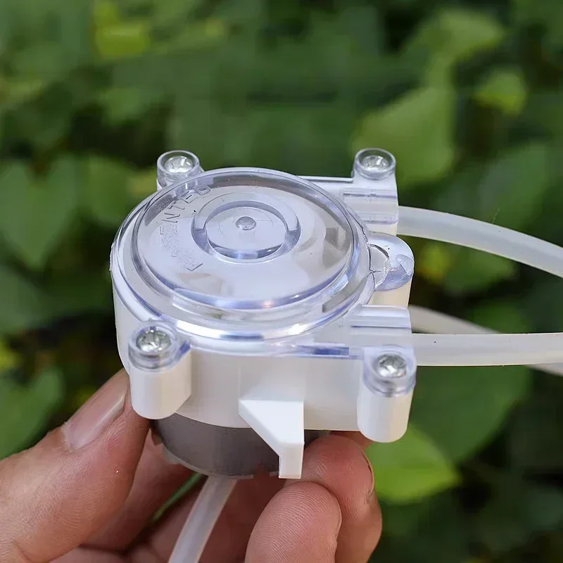 Micro Peristaltic Pump DC 6V-12V Small Mini 500 Geared Motor dosing pump Dosing Liquid Water Squeeze for Lab Ink Sampling Pump