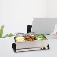 Electric Buffet Server Tray Stainless Steel Warmer Warming Tray for Parties 1