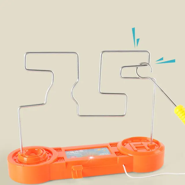 1Set Kids Collision Electric Shock Toy Education Electric Touch Maze Game Party Funny Game Children Kids Study Supplies Toys 6