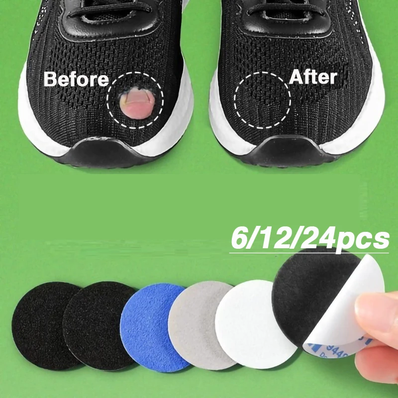 6/12/24 stücke Schuh Patch Aufkleber Ferse Tragen Reparatur Unisex Anti-Verschleiß Ferse Fuß Pflege Werkzeuge Fuß pflege Pad Einsätze Turnschuhe Schutz