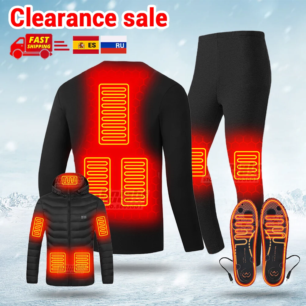 Zelf Verwarmd Ondergoed Thermische Verwarmde Jas Heren Jas Usb Elektrische Verwarming Kleding Thermische Fleece Winter| | - AliExpress