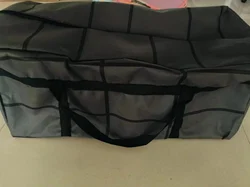 Large Capacity Black Storage Bag with Dustproof and Moisture-Proof Zipper - L (1pc black)
