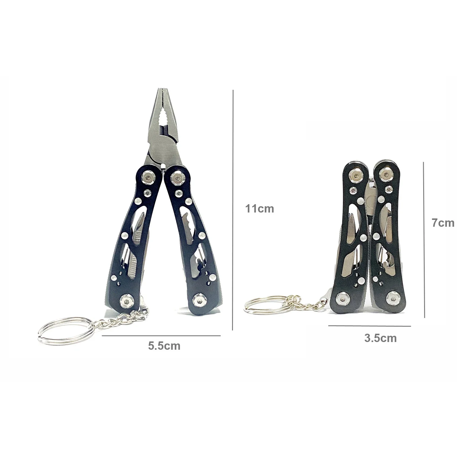 Description Picture 5 of itemMultifunction Folding Pliers Pocket Knife Outdoor Camping Survival Hunting Foldable Multi Tool Scissors Saw Screwdriver Clip Set