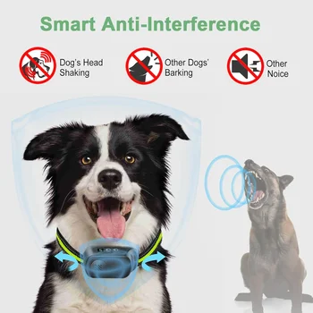 Rechargeable Dog Bark Collar with Beep Vibration and Shock,Anti Barking Collar for Small Medium Large Dogs, Humane Dog Training 4