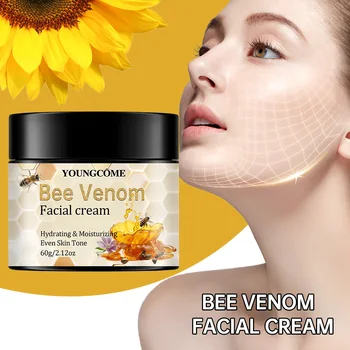Crema al veleno d'api Allevia il rossore Ripara i danni alla pelle Rafforza la barriera cutanea Idratazione profonda Cura della pelle Crema corpo nutriente 1