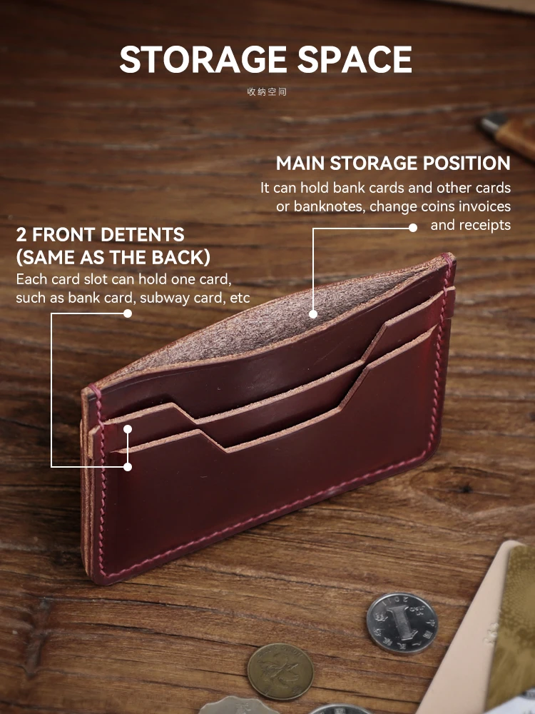 小物 CHROMEXCEL LEATHER MINI WALLET / ME116H 予約商品 】HORWEEN CHROMEXCEL LEATHER / MINI WALLET / ME116H