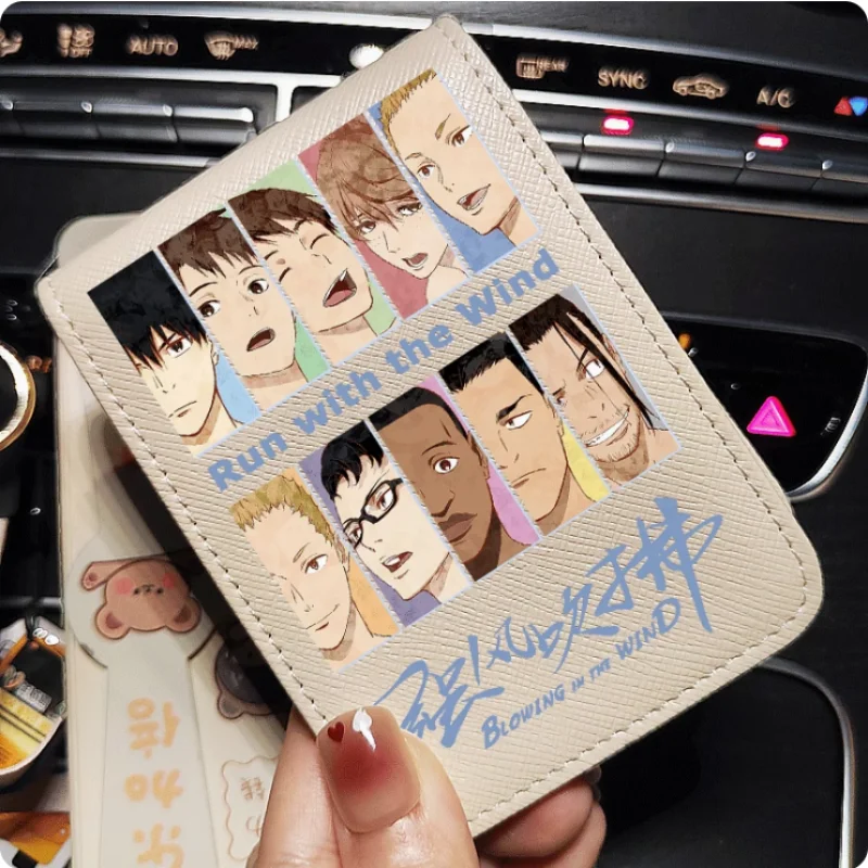 Run with the Wind Anime Cartoon Fashion Wallets PU Purse Card Holder Money Bag Gift B632 Cosplay