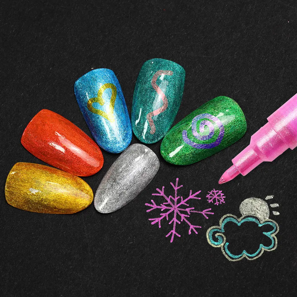 蛍光ペン 24色のキラキラ蛍光ペン,子供の落書きのためのマーカー,手書きの