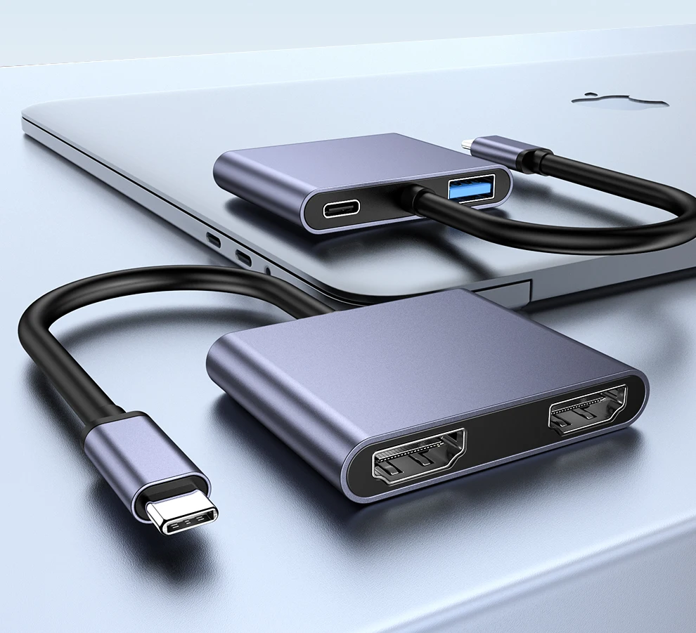 HDMI, USB 3.0, Conversor PD 87W, Adaptador