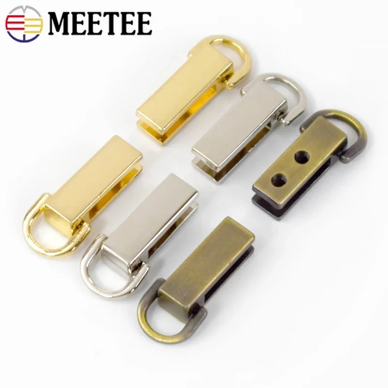 5/10/20Pcs 7*26mm 가방 사이드 클립 버클 금속 D 링 버클 핸드백 스트랩 커넥터 클립 DIY 가죽 공예 하드웨어 액세서리