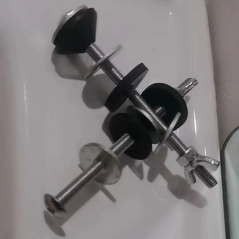 Toilet Tank To Toilet Pan Fixing Accessories Sealing Kit Tight Connection Bolt Lid Seat Fixing Bolt Channel