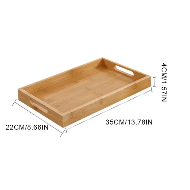 Retro Bamboo Storage Tray 6