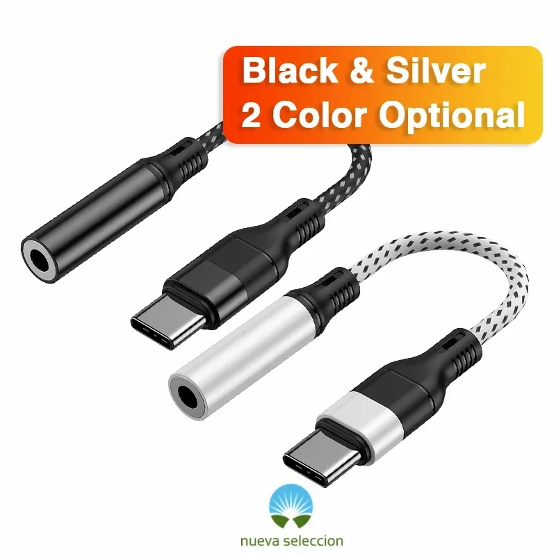 HIFI DAC Earphone Amplifier USB Type C to 3.5mm Headphone Jack Audio adapter Digital Decoder AUX Converter For samsung xiaomi