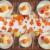 Autumn Leaves Thanksgiving linen Table Runners Fall Maple Leaf Dresser Scarf table decor holiday wedding party dining home decor 4