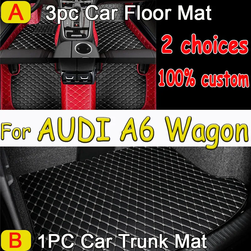 

Car floor mats for AUDI A6 Wagon 2007 2008 2009 2010 2011 2012 2013 2014 2015 2016 2017 2018 Custom auto foot Pads