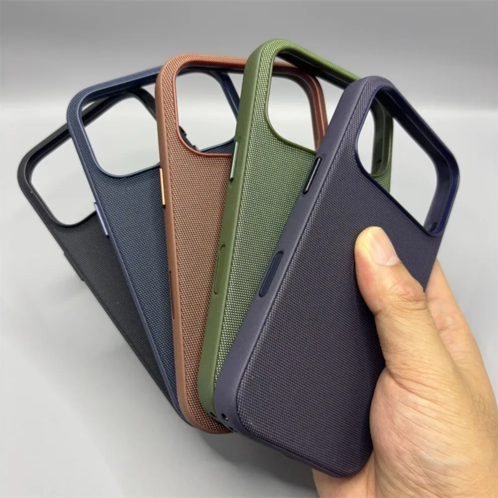 New TechWoven Magnetic Phone Case for IPhone 17 Air 16 15 14 13 Pro Max With Camera Button For Official Magsafe Protect Cover 2