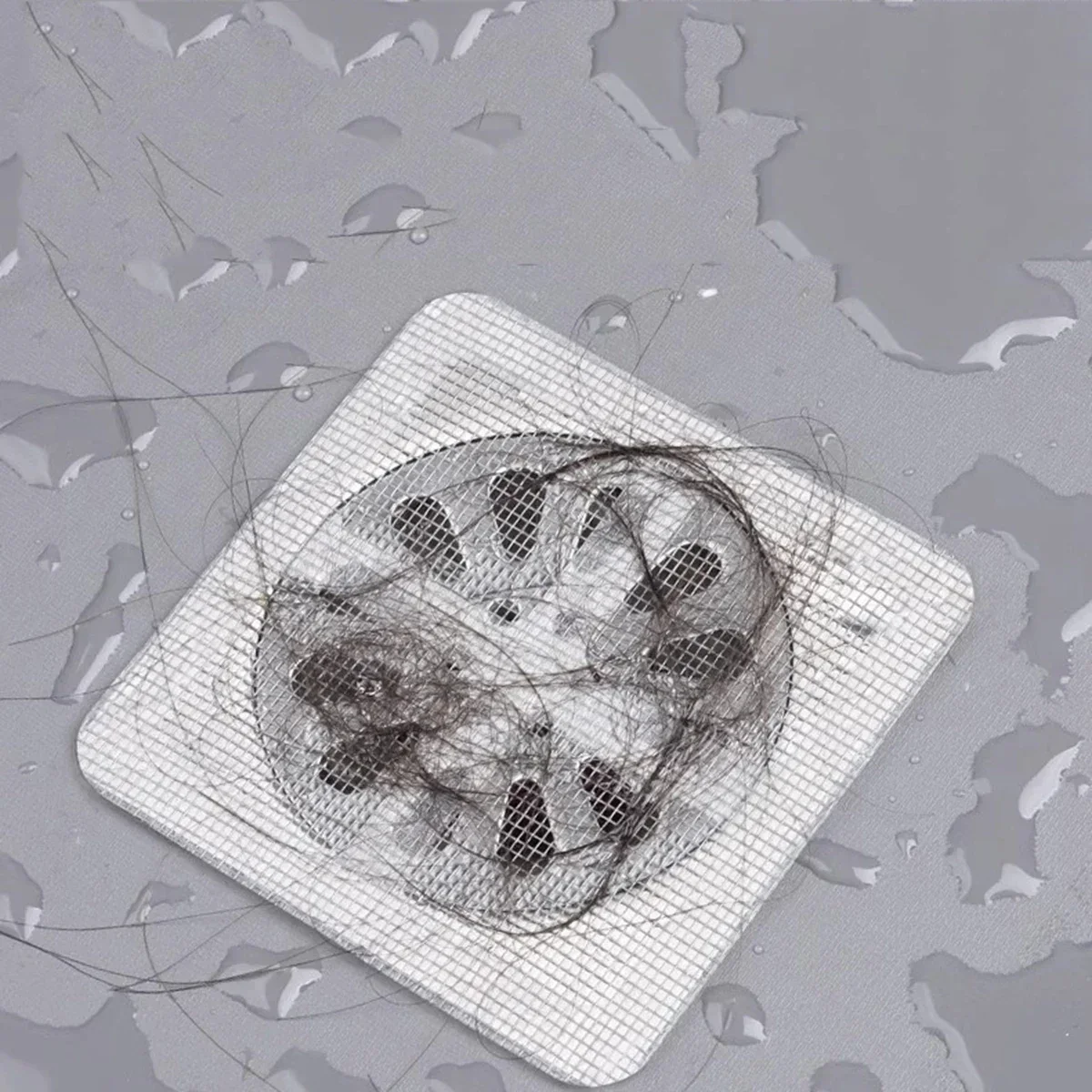 Floor Drain Sticker 3pcs-30pcs Kitchen Anti Clogging Filter Screen Bathroom Hair Filter Sticker Insect Proof