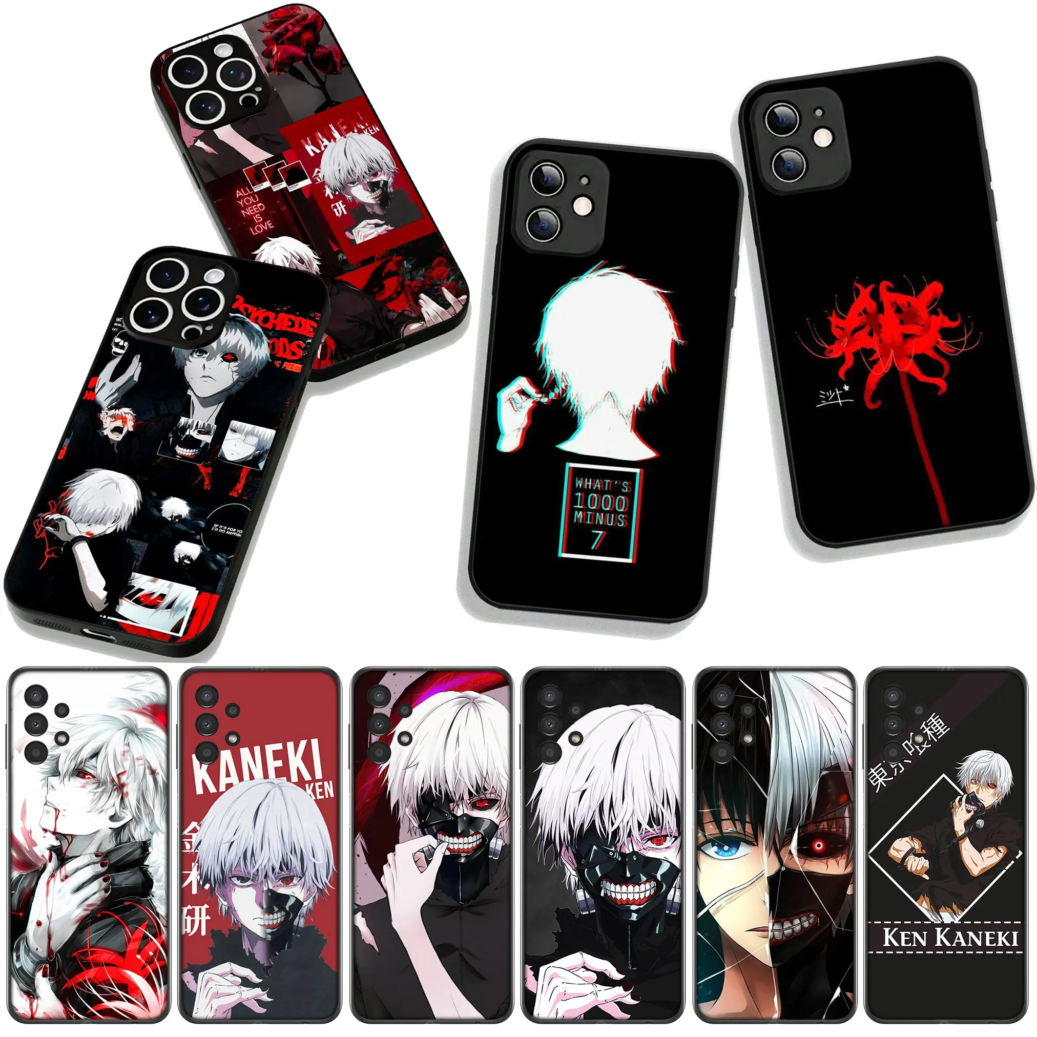 Tokyo Ghoul Ken Kaneki Themed Phone Case Cover