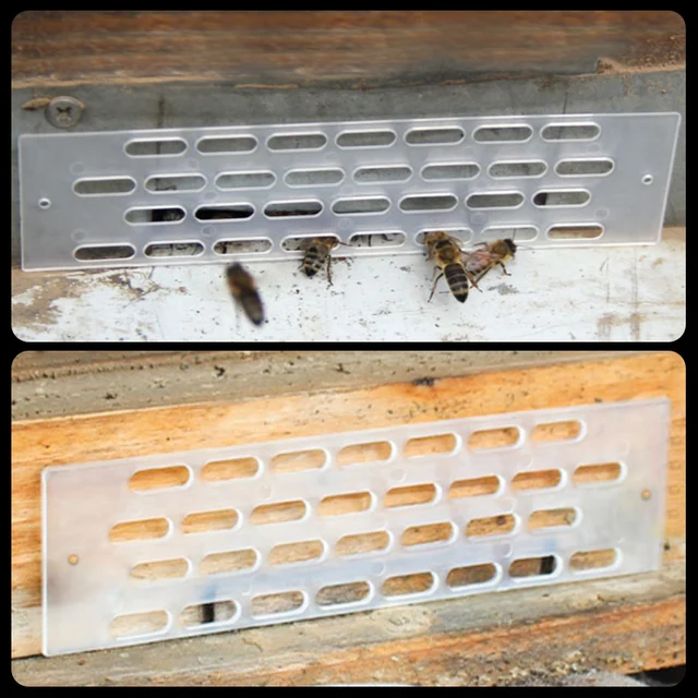 5 db Anti Escape Bees Queen Műanyag Távtartó Keret Méhkas Blokkoló Akadálylap Fészekajtó Apikultúra Szerszám Felszerelés
