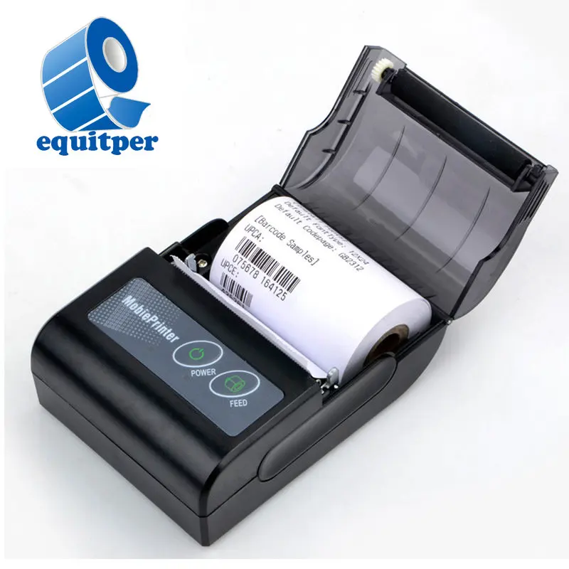 58mm Label Thermal Printer Label Supermarket Handheld Mini Portable Printer Eu/us/uk Plug - Printers - AliExpress