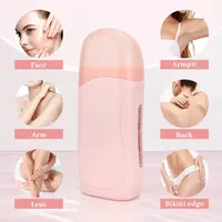 Roller Depilatory Wax Kit Heater Face Body Hair Removal Epilator Roll on Wax Heating Machine with Waxing Strips Paper 2